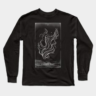 Faerie Fire DnD Tarot Card Spells for Dungeons and Dragons 5e Long Sleeve T-Shirt